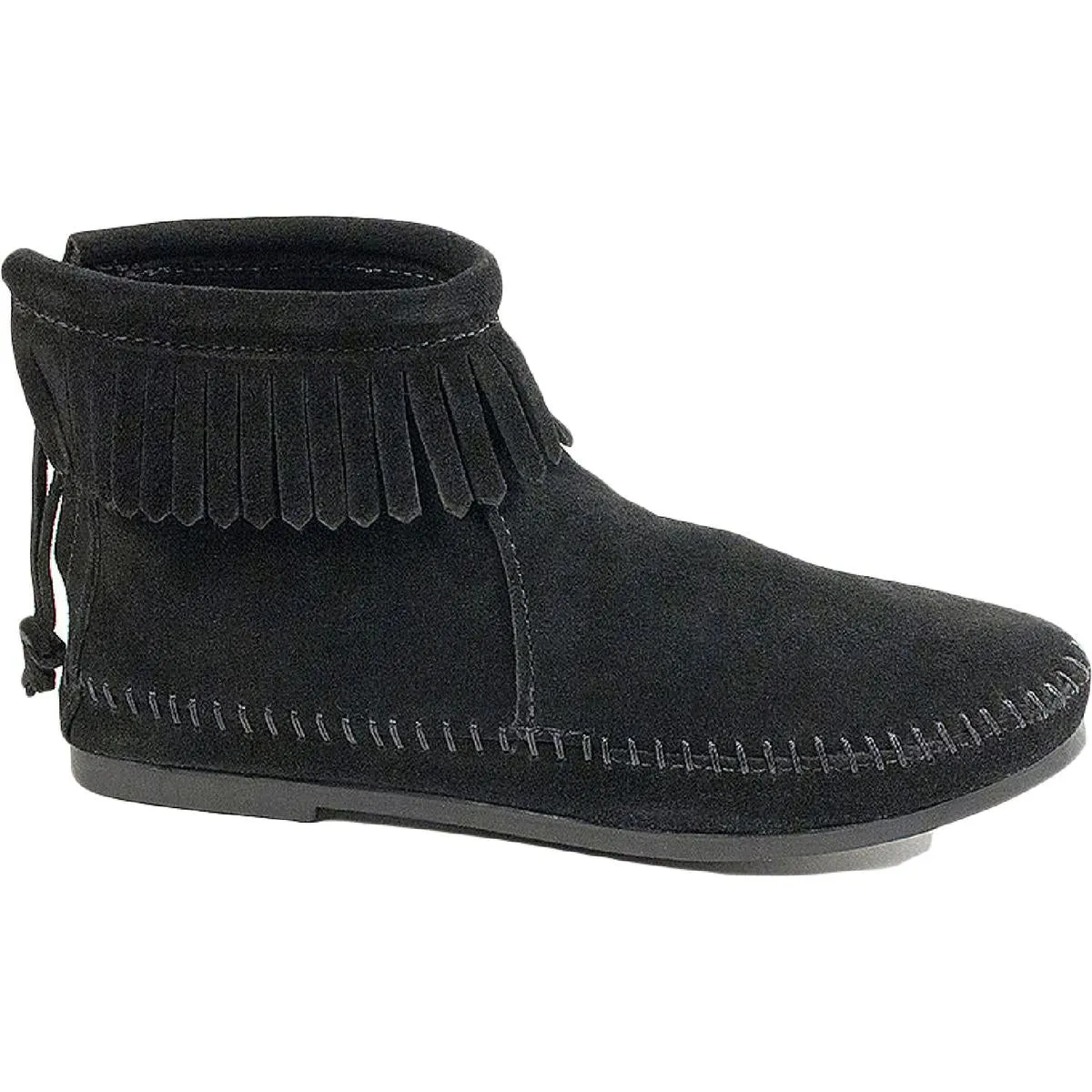 289 Womens Suede Fringe Moccasins