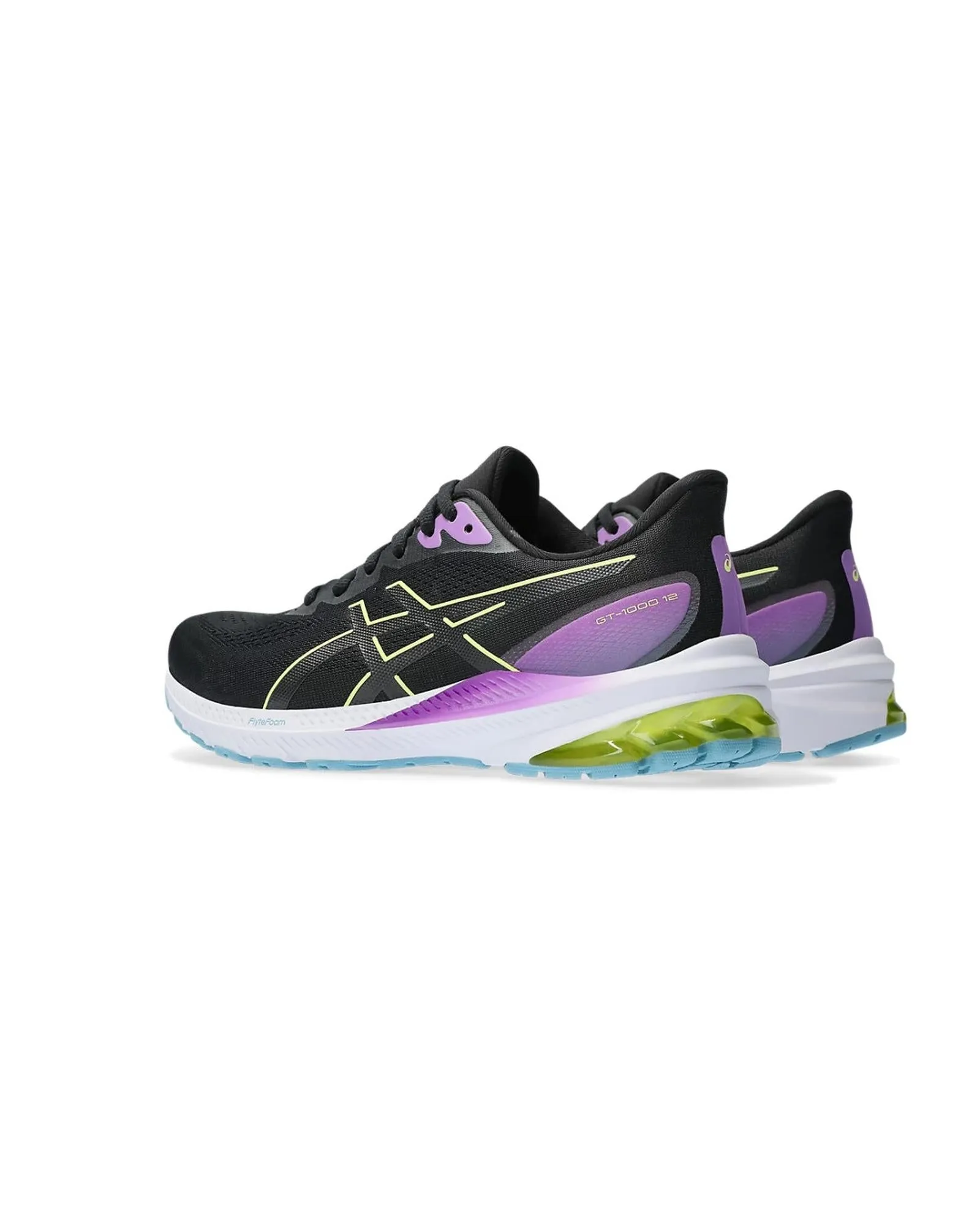 ASICS Lightweight Supportive Running Shoes with Soft Cushioning in Black - 10 US