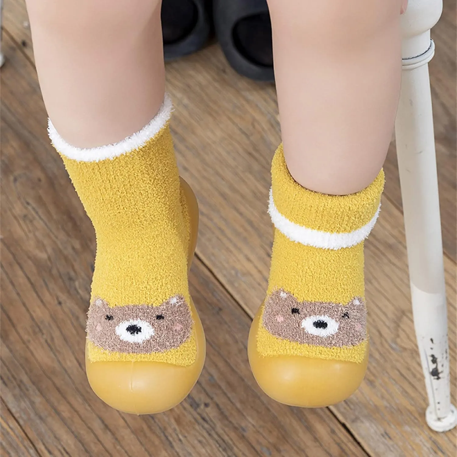 Baby Girl Shoes,Baby Girl Shoes Sock Shoes Anti-Slip Fuzzy Slipper Soft Indoor Work Shoes 0-3 Years