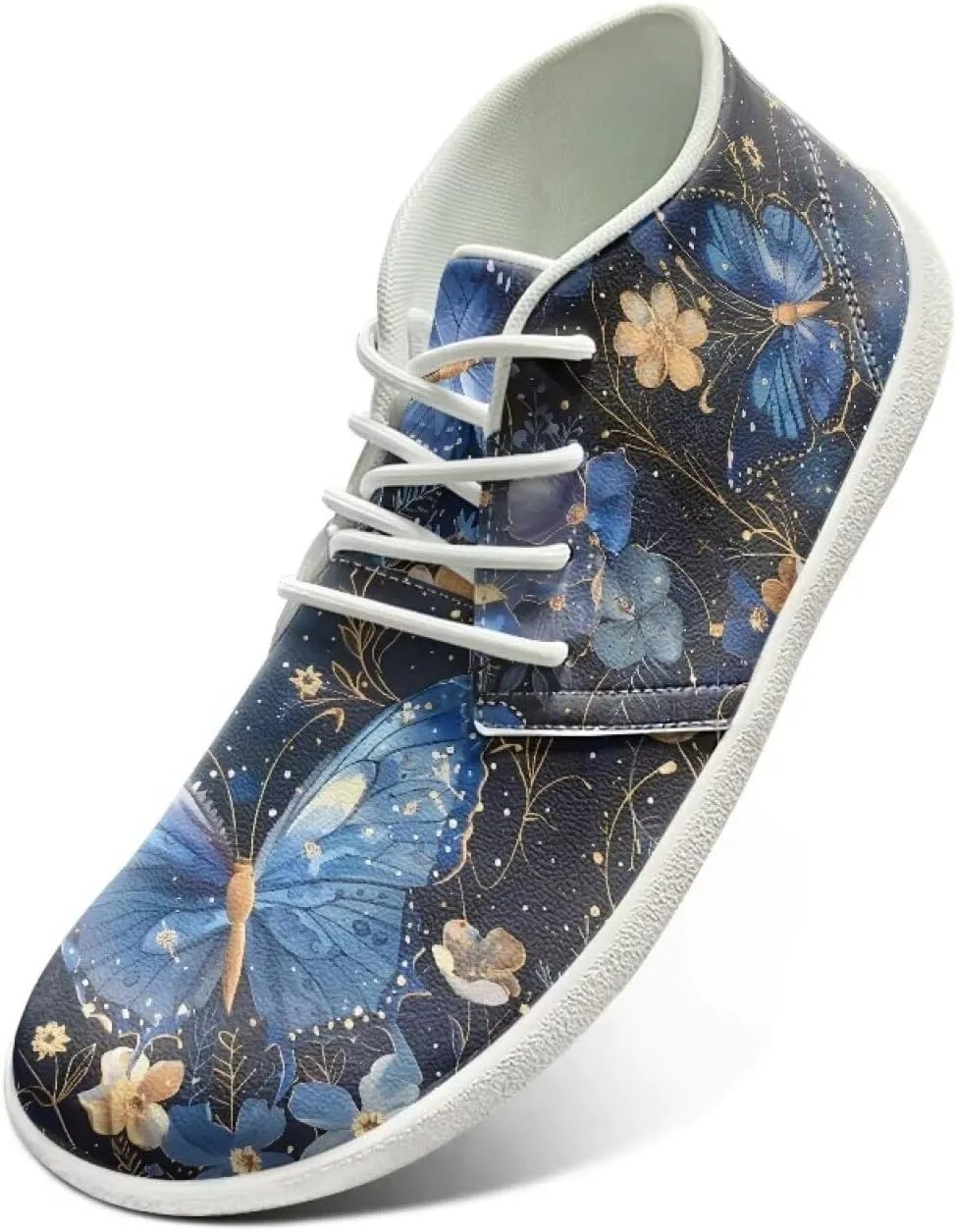Barefoot Butterfly Wide Width Zero Drop Shoes for Women Fashion Athletic Hiking Workout Shoes Waterproof Sport Training Sneakers US 6-13.5