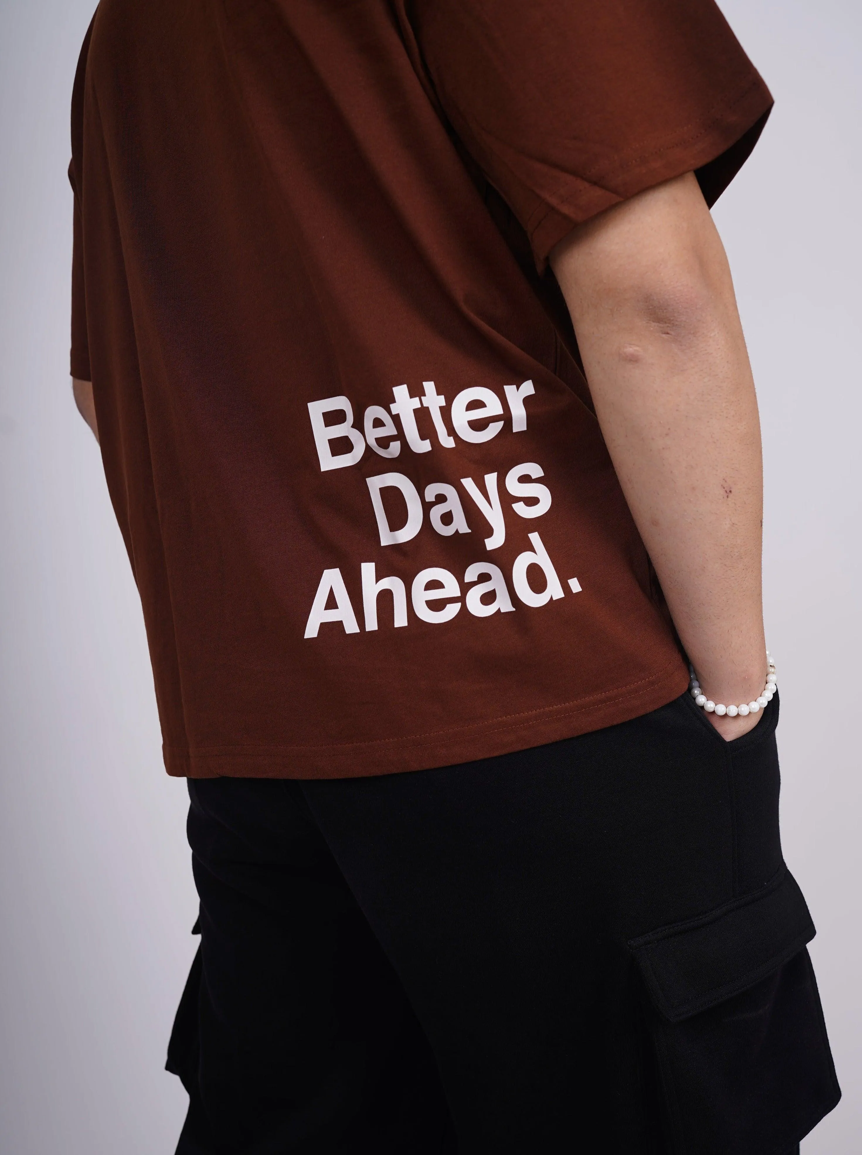 Better Days Ahead Drop:Sleeved Tee For Men and Women