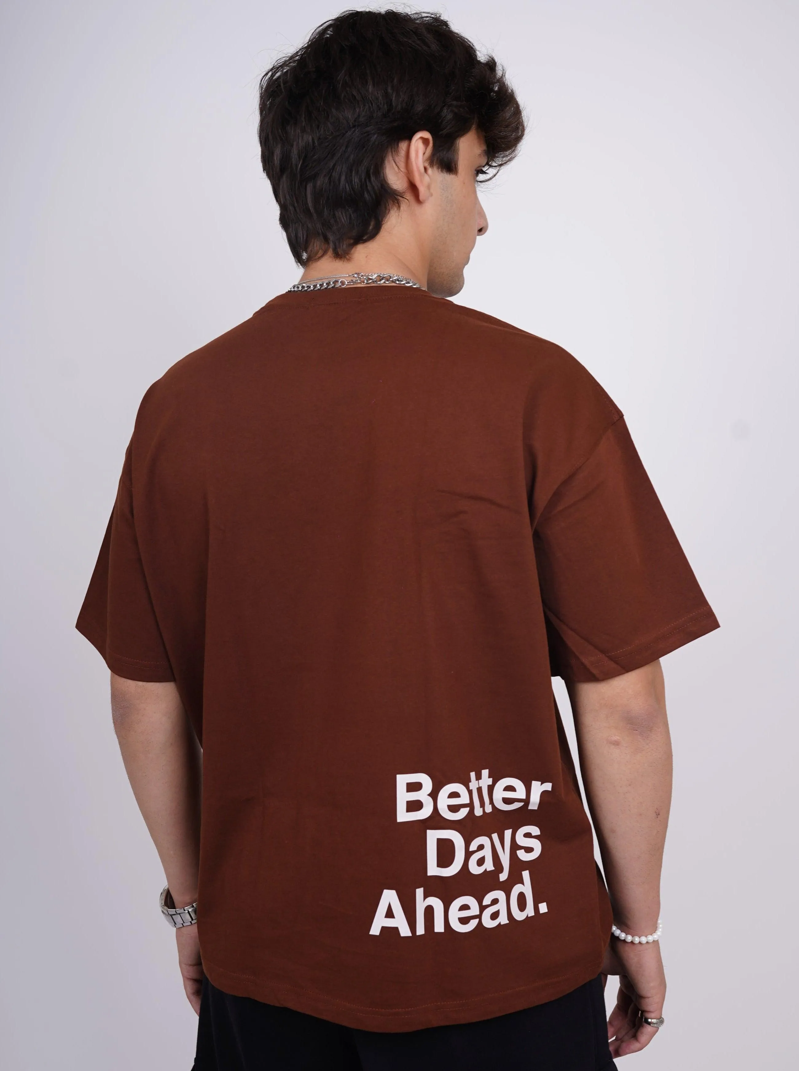Better Days Ahead Drop:Sleeved Tee For Men and Women