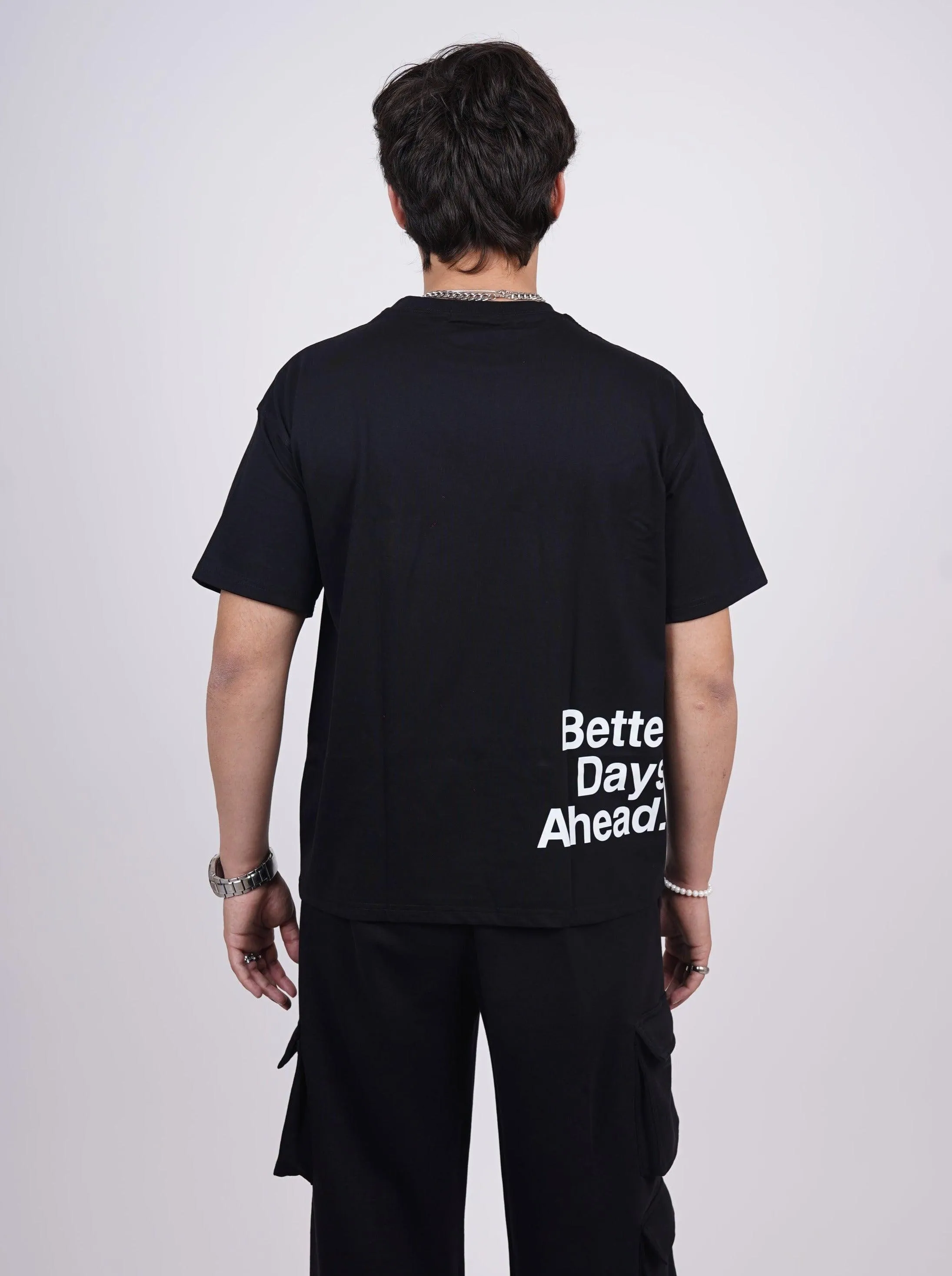 Better Days Ahead Drop:Sleeved Tee For Men and Women