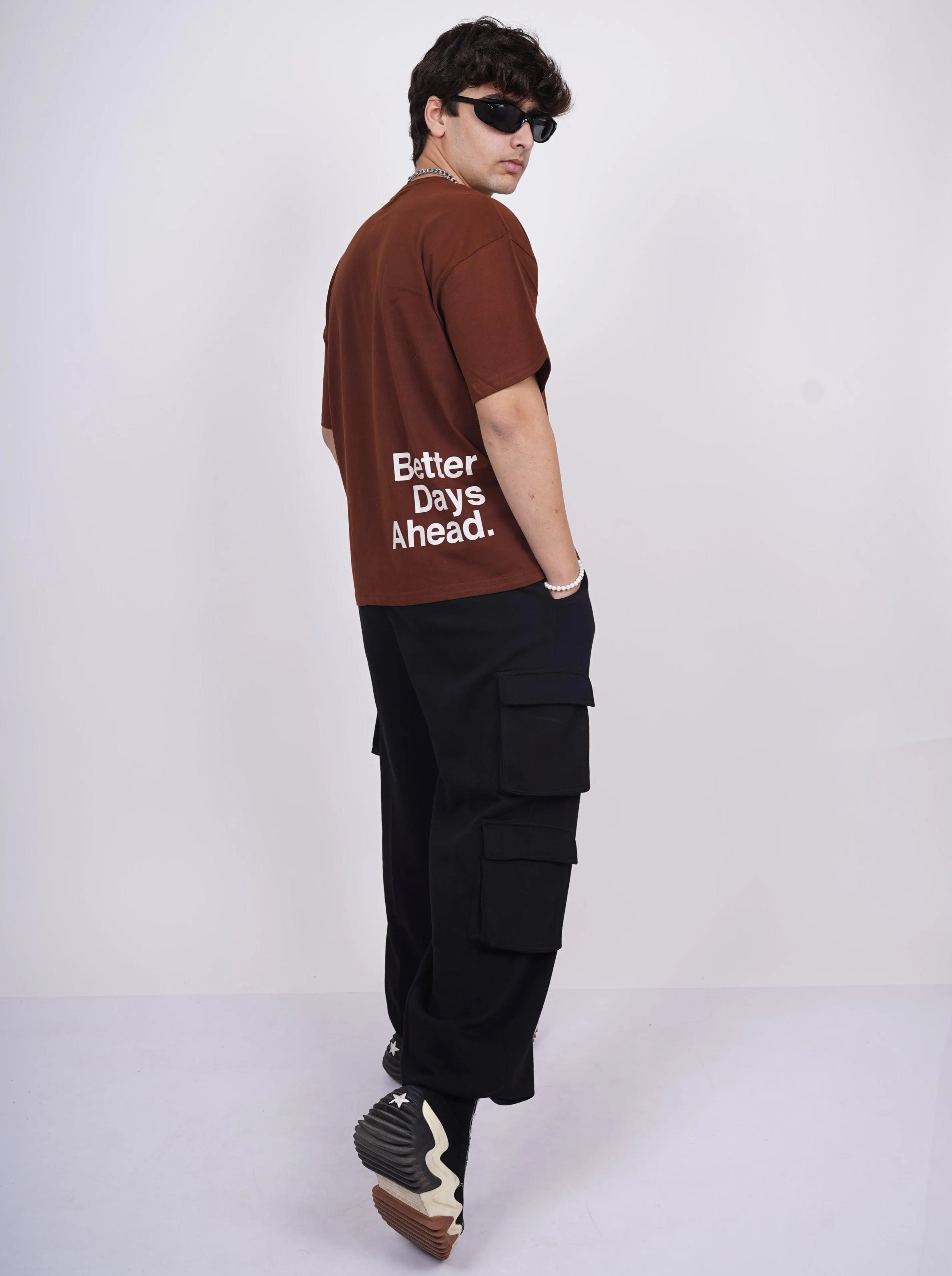 Better Days Ahead Drop:Sleeved Tee For Men and Women