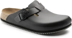 Birkenstock Women's Clogs Boston SFB Iron Oil LTR N, 36 EU Schmal