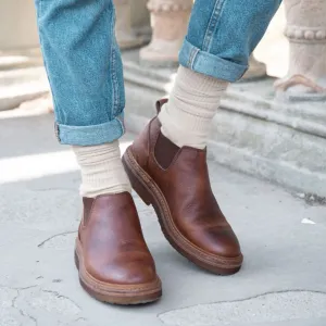 COLLEGE22 CHELSEA BOOTS – Tan