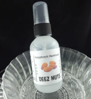 DEEZ NUTS Unisex Body Spray | Honey Almond | 2 oz