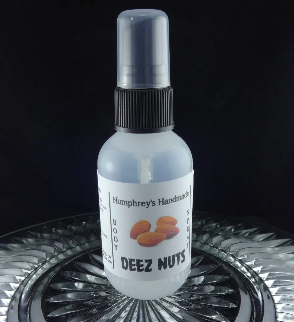 DEEZ NUTS Unisex Body Spray | Honey Almond | 2 oz