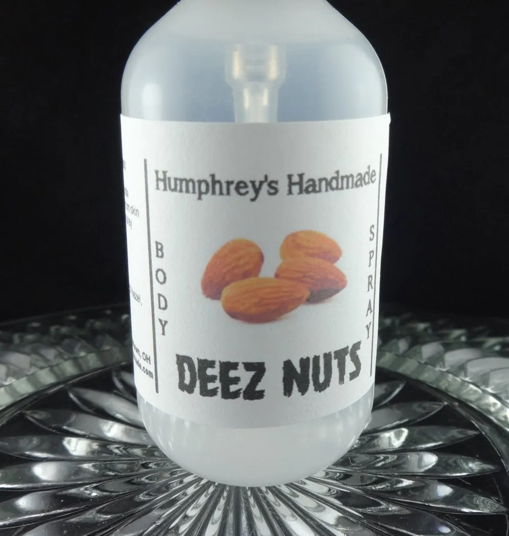 DEEZ NUTS Unisex Body Spray | Honey Almond | 2 oz