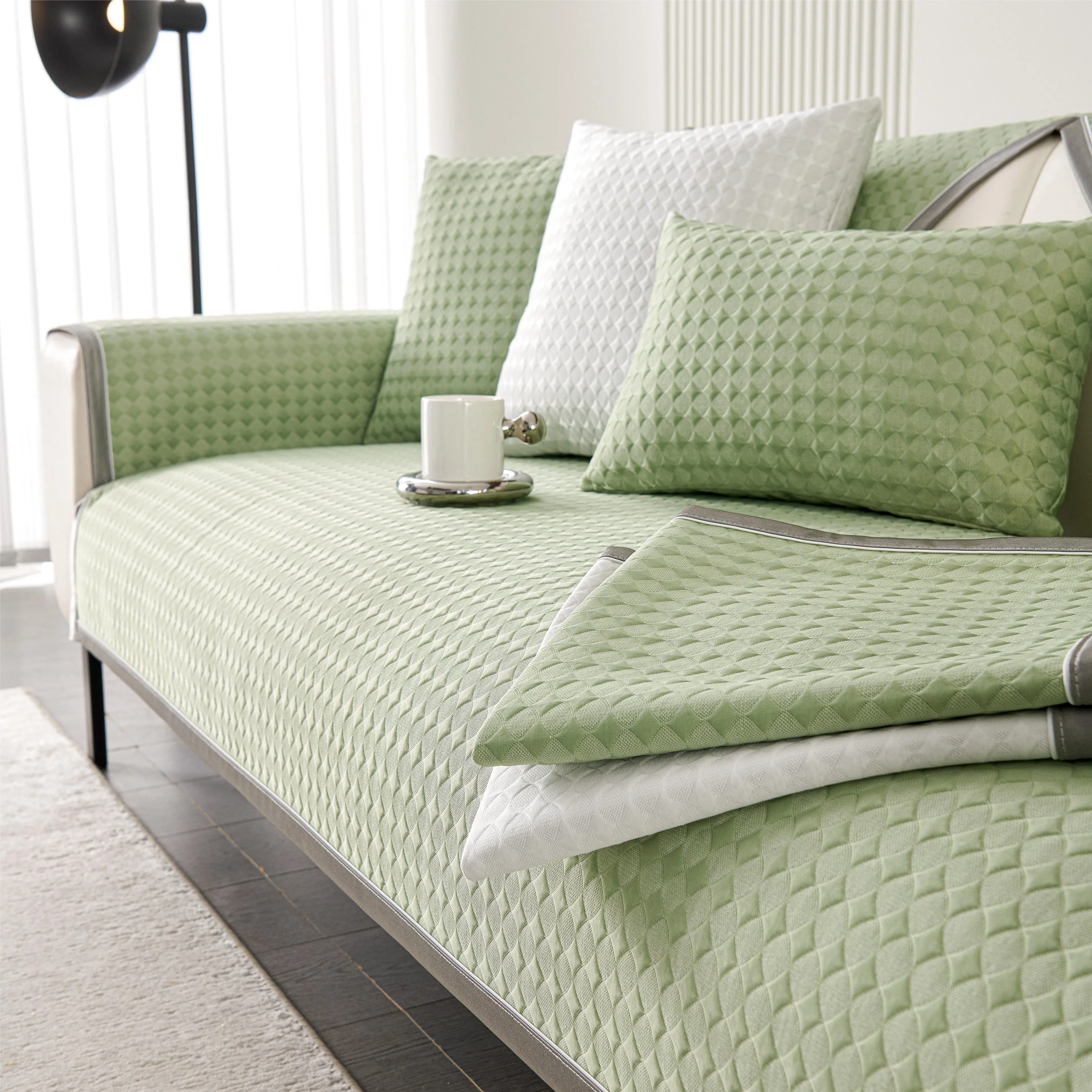Diamond Summer Cooling Sofa Couch Cover