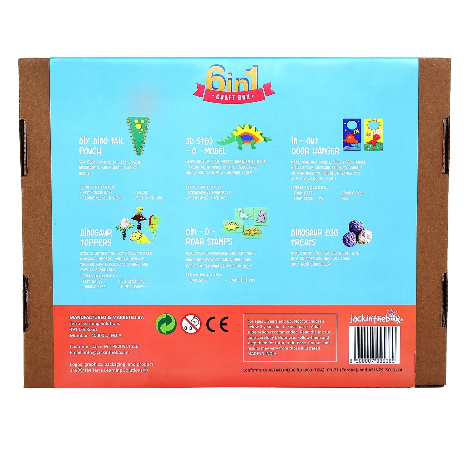 DIY Craft Box - Discovering Dinosaurs 6 in 1