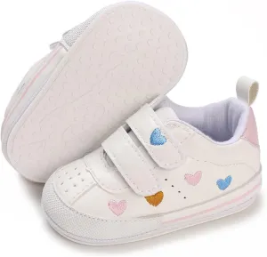 E-FAK Baby Shoes Boys Girls Infant Sneakers Non-Slip Rubber Sole Toddler Crib First Walker Shoes