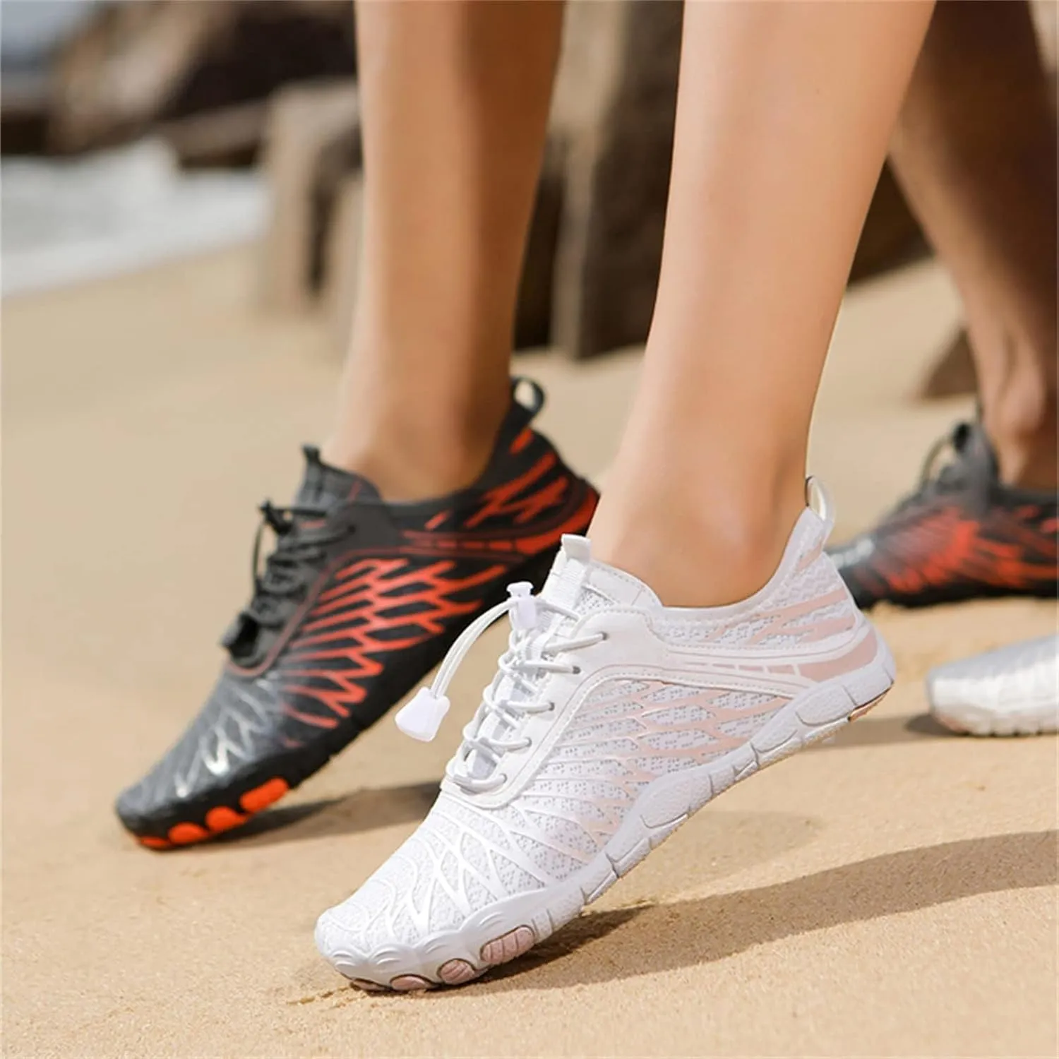 Hike Barefoot Shoes for Women Men Pro Walking Hiking Boots Footwear, Breathable Lightweight Wide Toe Water Shoes, Outdoor Hiking Athletic Footwear with Non-Slip Sole
