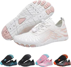 Hike Barefoot Shoes for Women Men Pro Walking Hiking Boots Footwear, Breathable Lightweight Wide Toe Water Shoes, Outdoor Hiking Athletic Footwear with Non-Slip Sole
