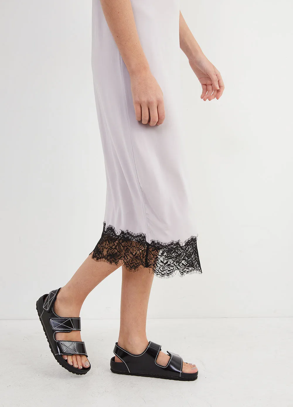 Lace Trim Slip Dress