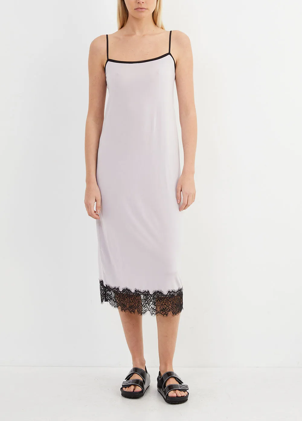 Lace Trim Slip Dress