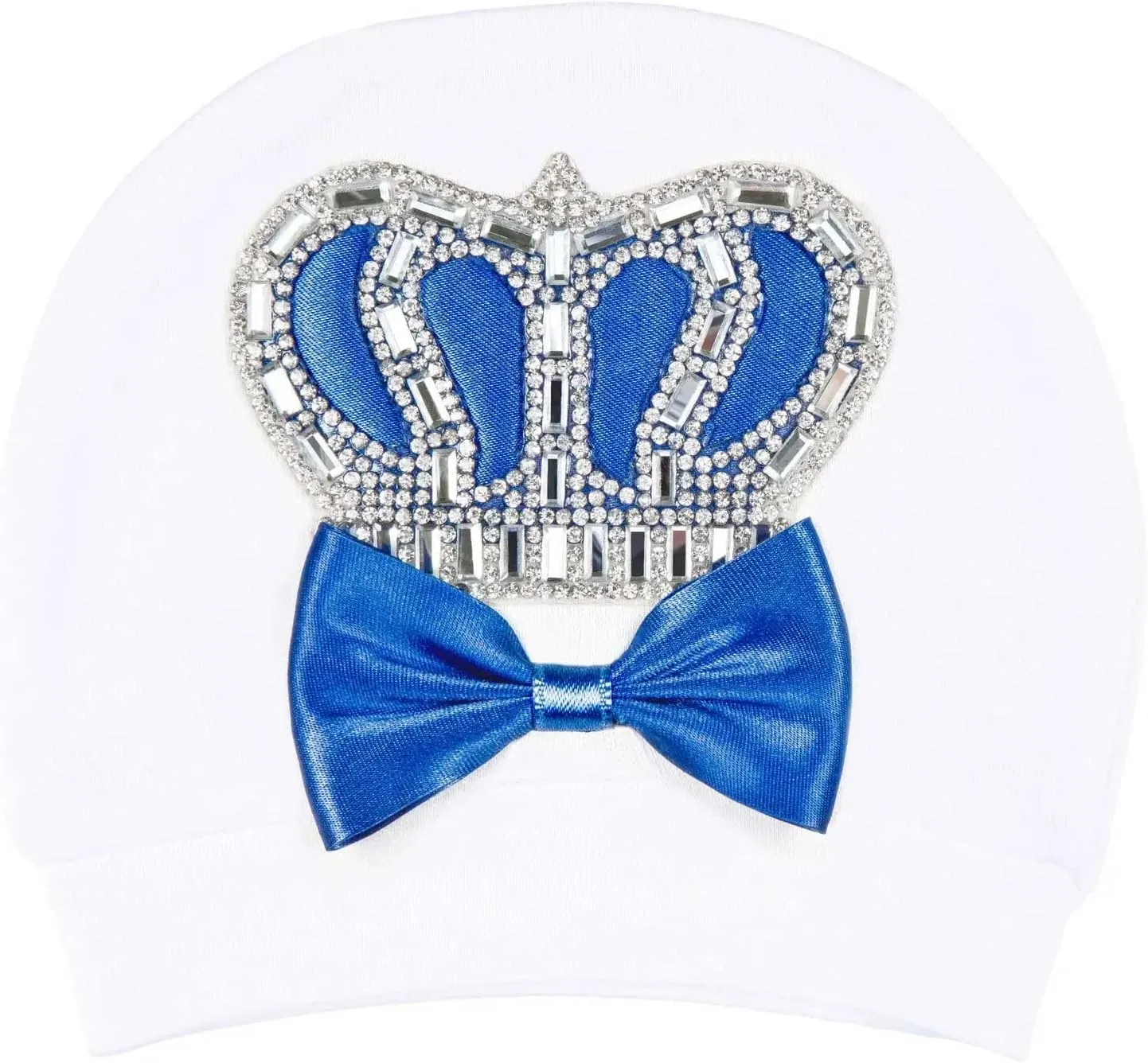 Lilax Baby Boy Jewels Crown Layette 4 Piece Gift Set 0-3 Months