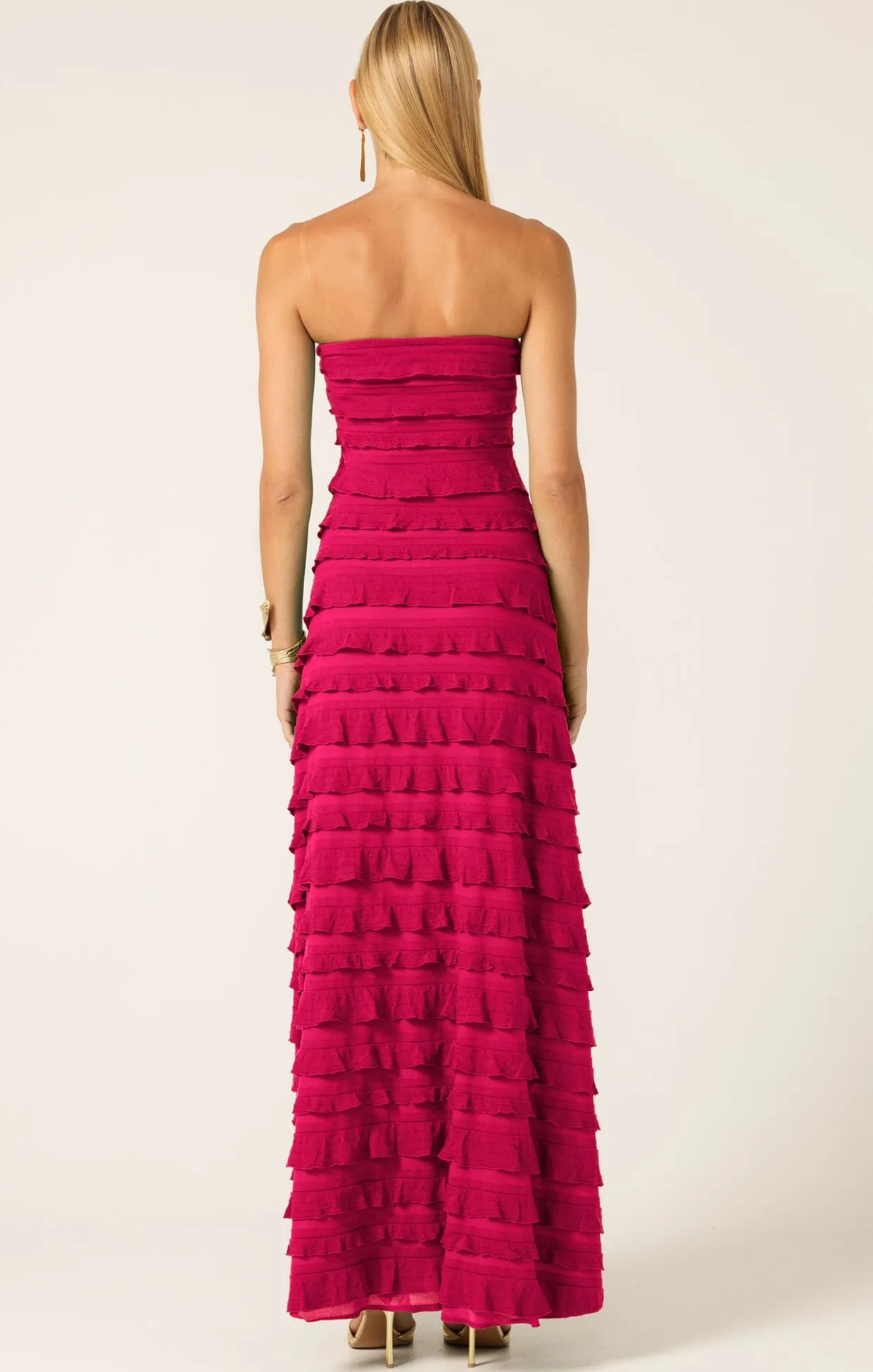 MADDISON DRESS IN RASPBERRY