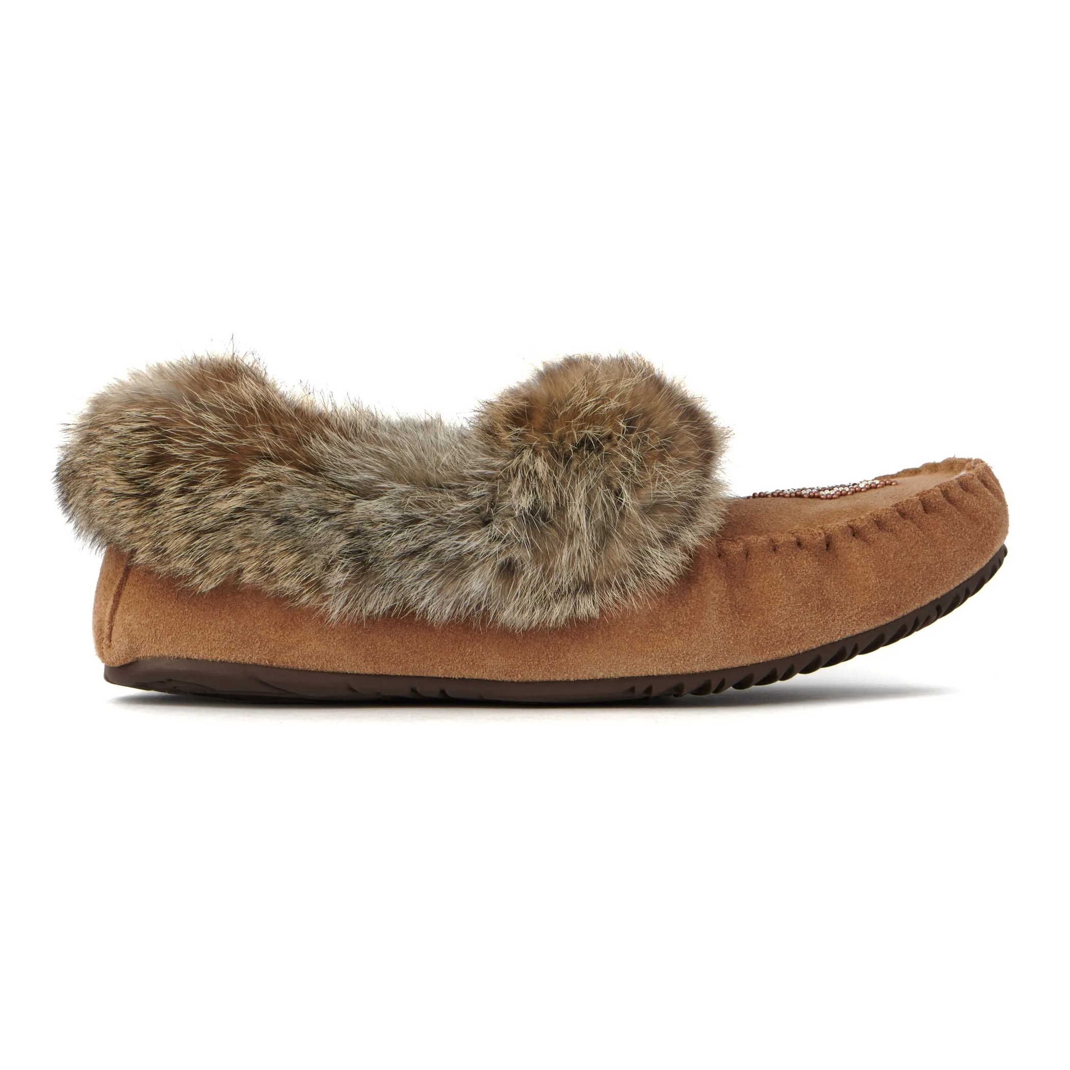 MANITOBAH MUKLUKS WOMEN'S STREET SUEDE MOCCASIN - OAK