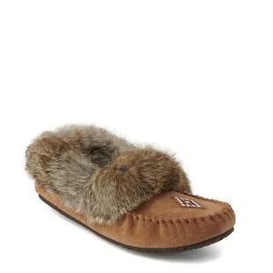 MANITOBAH MUKLUKS WOMEN'S STREET SUEDE MOCCASIN - OAK