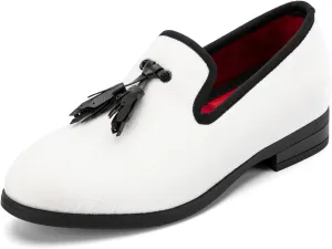Meijiana Boys' Formal Dress Slip-On Loafers - Tuxedo Shoe for Baby Dress Shoes