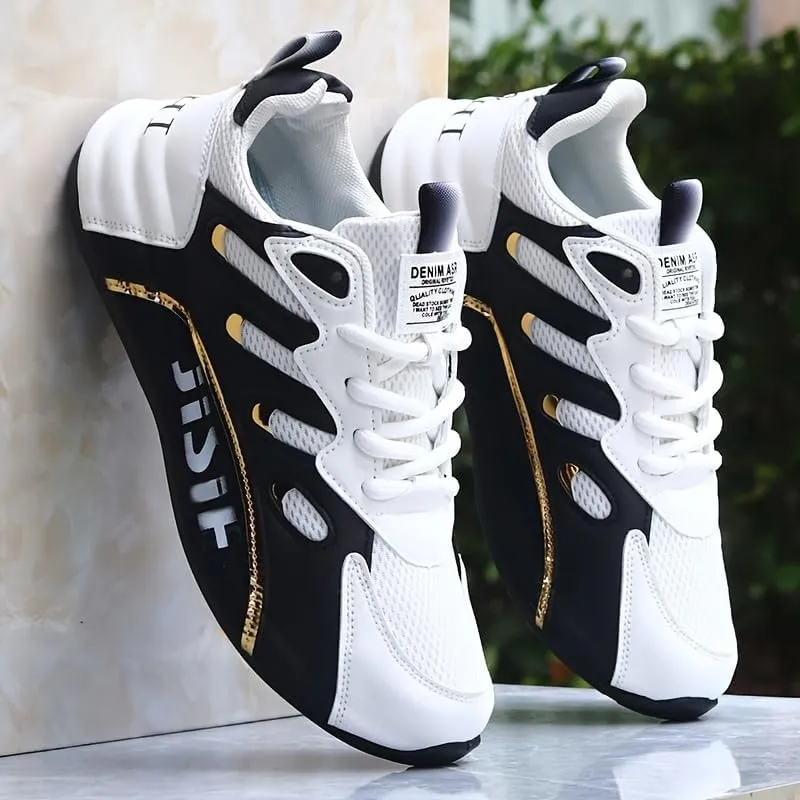 Men's DenimArt Fashion Running Shoes  Lightweight Non-Slip Sneakers | Hiking, Outdoor & Daily Wear | EVA Insole, Abrasion-Resistant