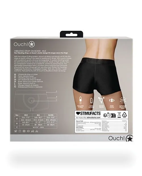 Ouch! Vibrating Strap On Boxer