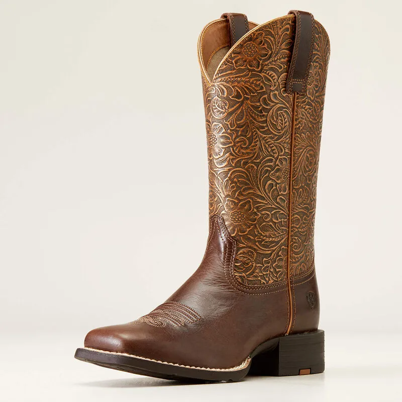 Round Up Woman's Wide Square Toe Western Boot | 10038420