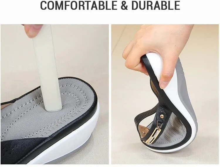 Samee704 Orthopedic Sandals for Women Belardy Sandals Soft Cushion Pr Soles Recovery Flip Flops Thong Slippers - Hot New