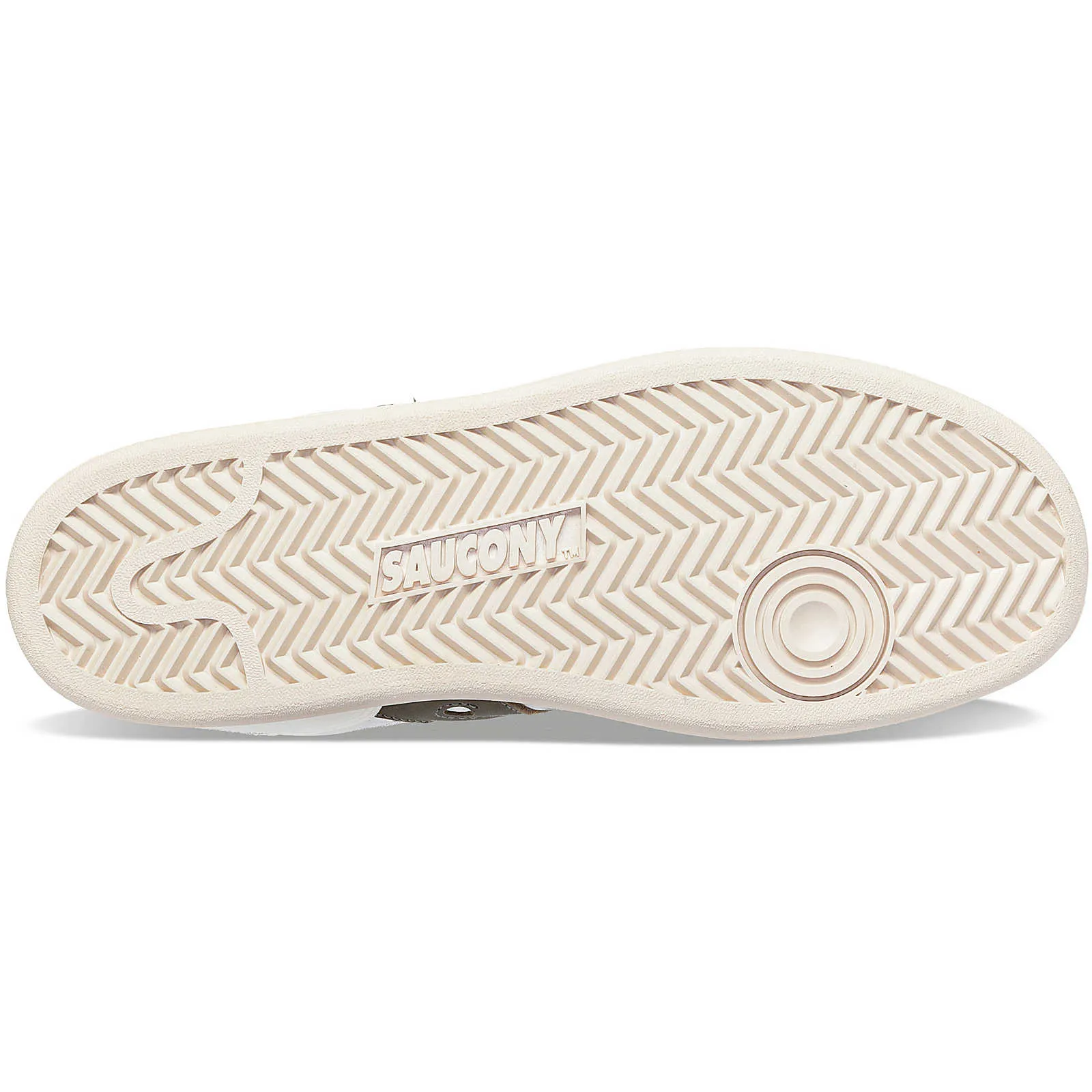 Saucony Mens Jazz Court Trainers - White / Green