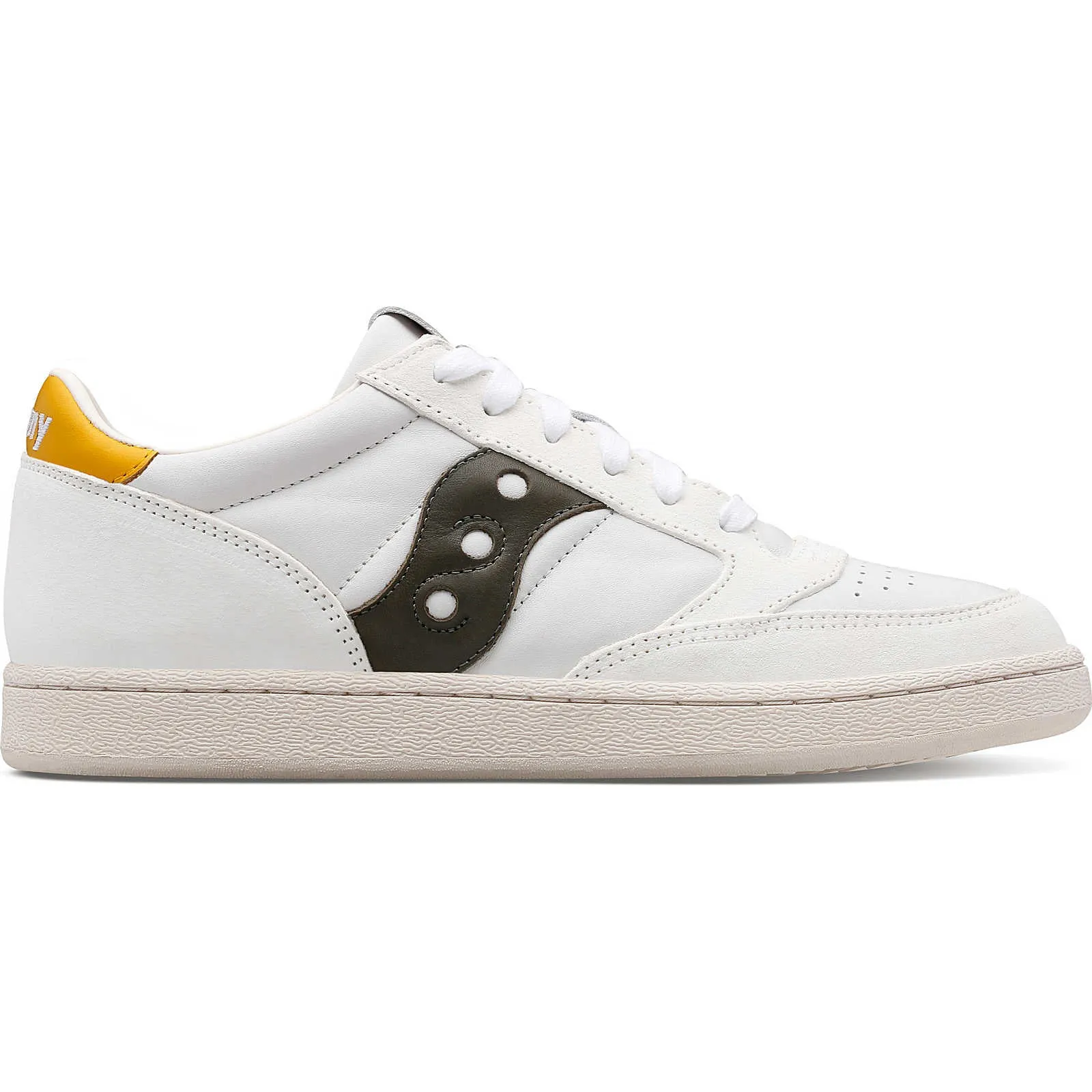 Saucony Mens Jazz Court Trainers - White / Green