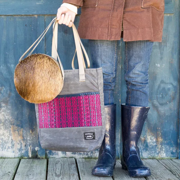 Simple Tote w/ Natural Woven