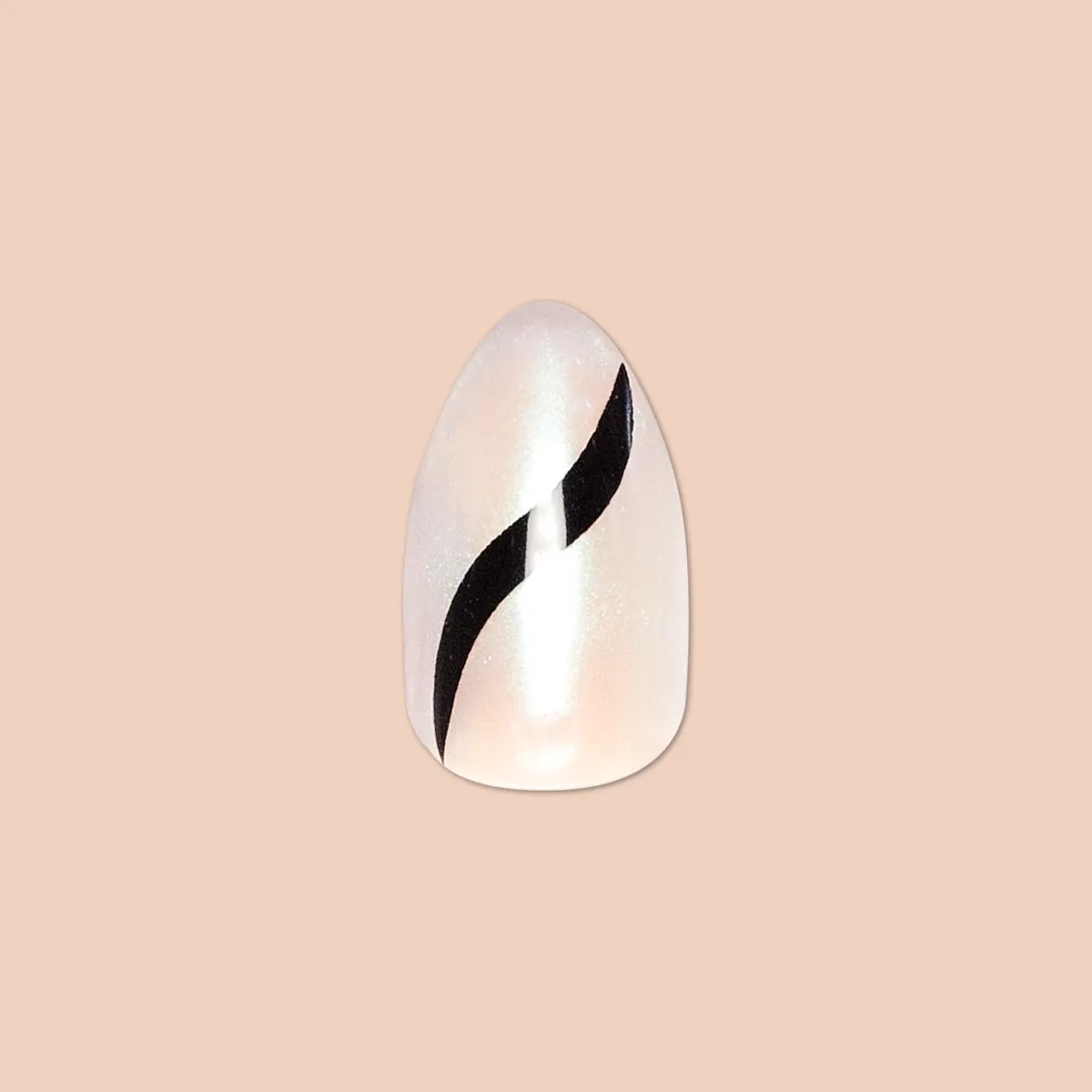 Simple Twist - Press-On | Medium | Almond