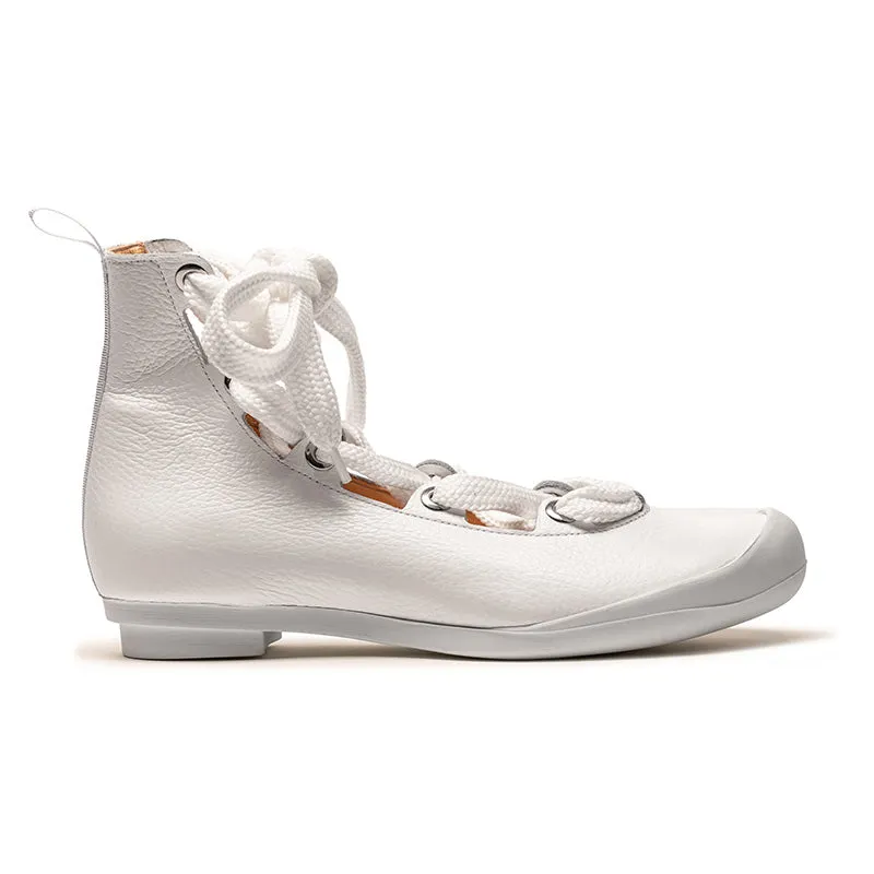SS25_52 HIGHLANDER Chalk | Leather Boots