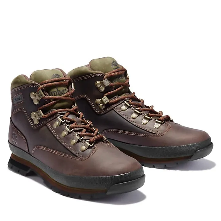 Timberland Euro Hiker Mid Leather Boots Brown