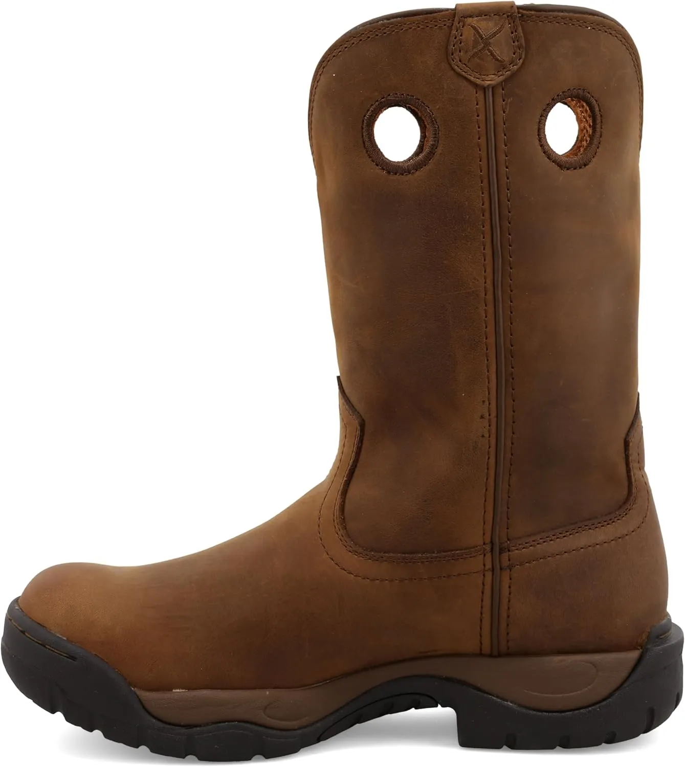 Twisted X Mens Work Boot - K Toe All-Around Boots Designed with Air-Mesh Lining, Compression- EVA Midsole, Rubber Outsole, and Full-Grain Oiled Leather Vamp and 11 Shaft