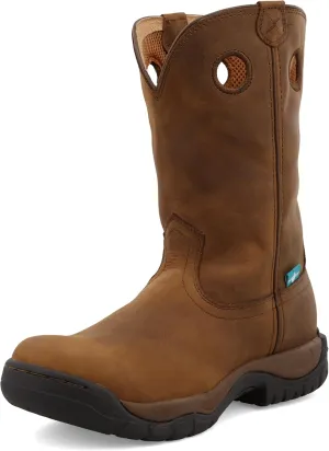 Twisted X Mens Work Boot - K Toe All-Around Boots Designed with Air-Mesh Lining, Compression- EVA Midsole, Rubber Outsole, and Full-Grain Oiled Leather Vamp and 11 Shaft