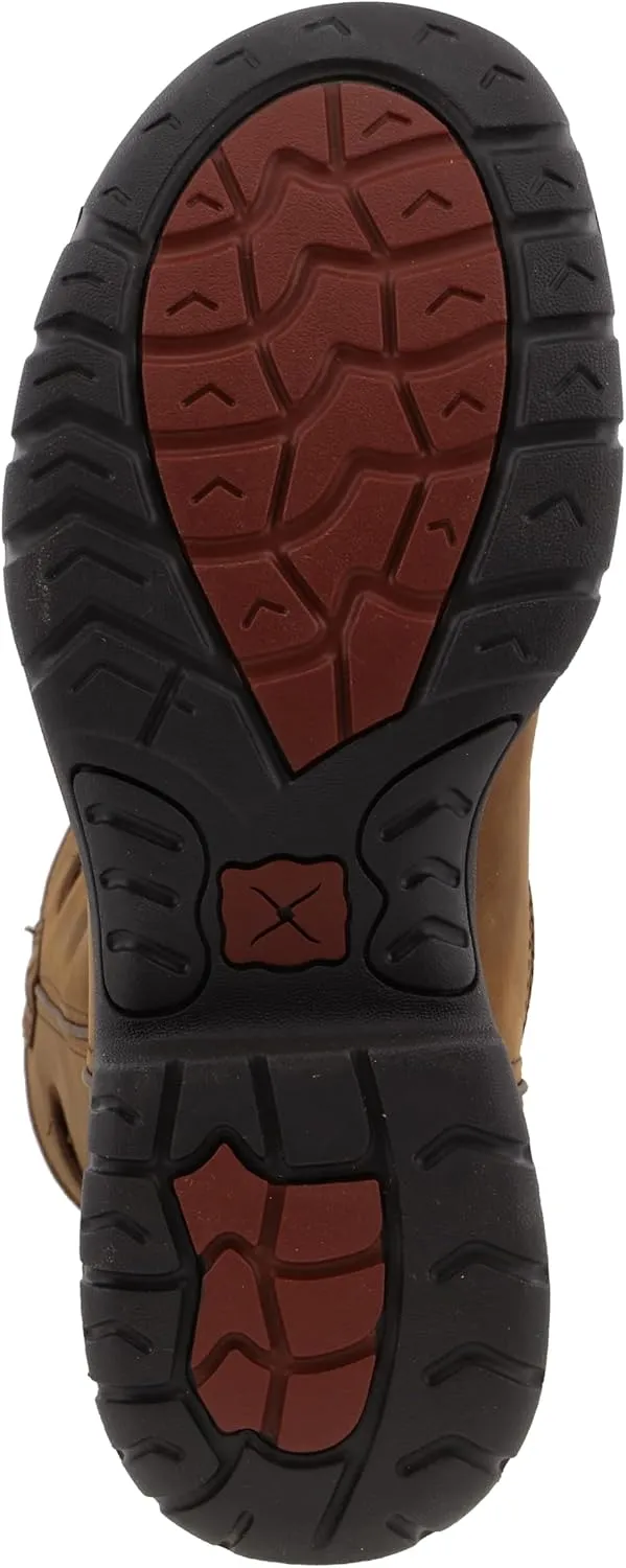Twisted X Mens Work Boot - K Toe All-Around Boots Designed with Air-Mesh Lining, Compression- EVA Midsole, Rubber Outsole, and Full-Grain Oiled Leather Vamp and 11 Shaft