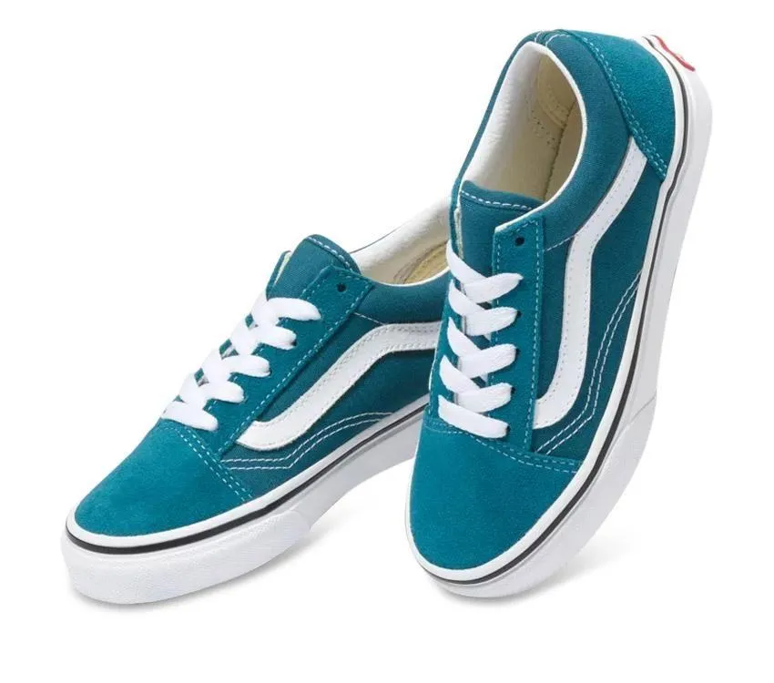 Vans Old Skool Kids Blue Coral / True White