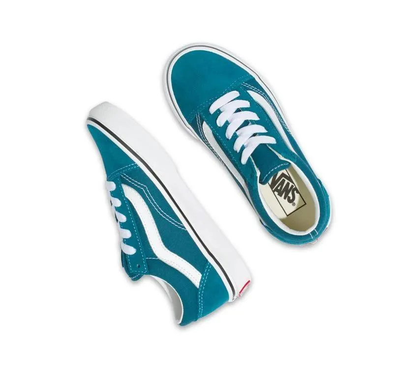 Vans Old Skool Kids Blue Coral / True White