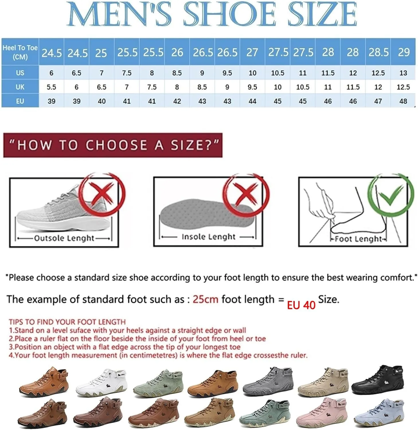 Vogldeck - Anthoern Men Waterproof and Breathable Orthopedic Walking Shoes, Fashion Casual Comfortable Non-Slip Handmade Suede High Boots Beck Shoes for Hiking Driving Chukka Boots(Green,42 EU)