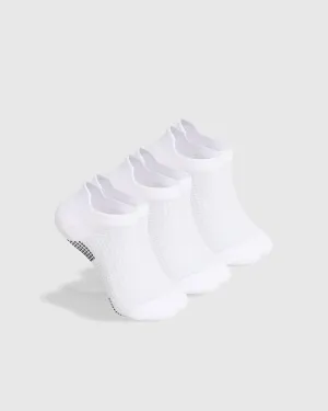 White No Show Socks 3-Pack 2.0
