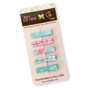Winter Simple Hair Clippies