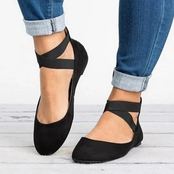 Women Fashion Classic Ballerina Flats Dancing Loafers