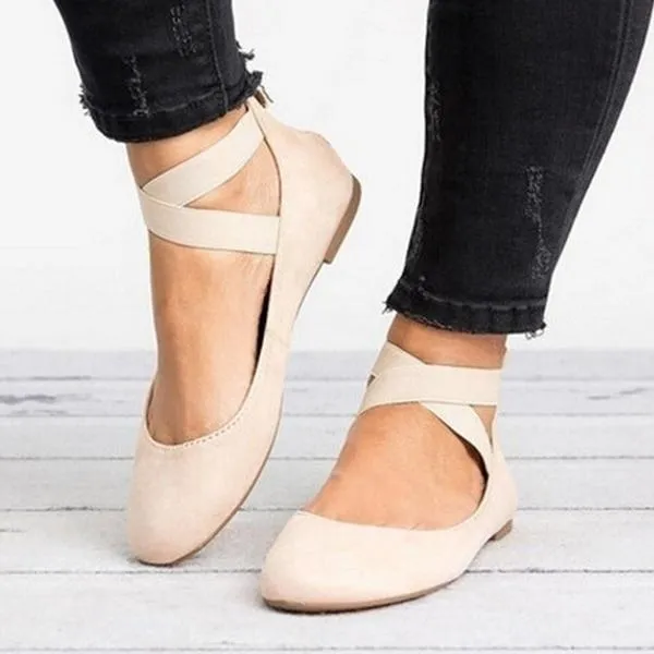 Women Fashion Classic Ballerina Flats Dancing Loafers