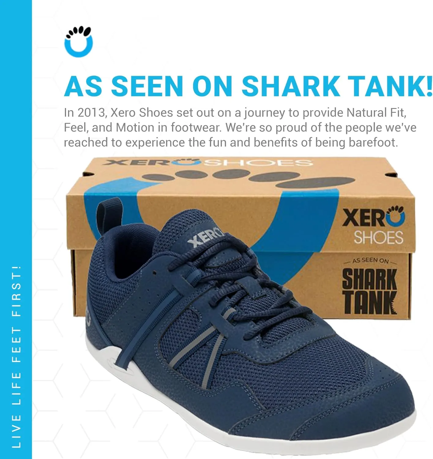 Xero Shoes Mens Prio Barefoot Athletic Sneaker