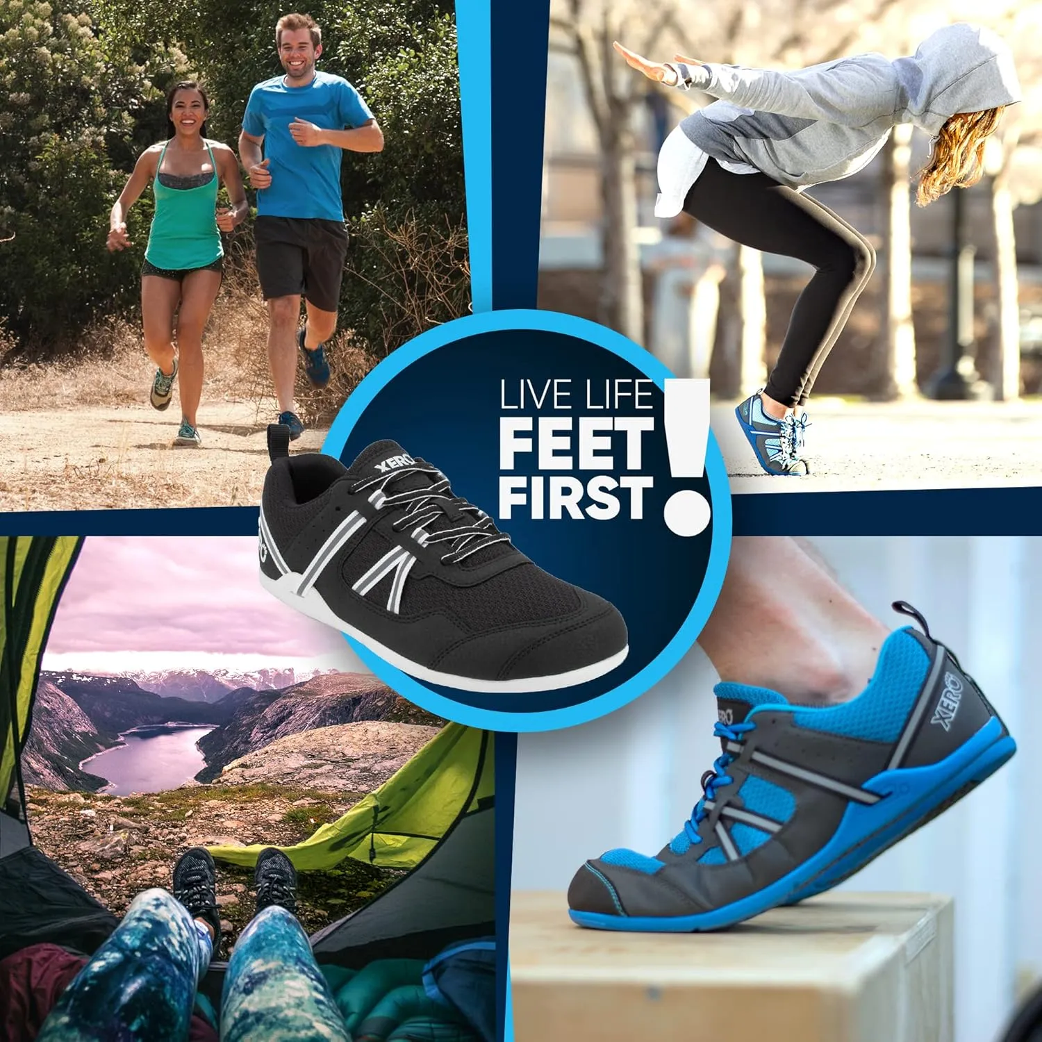 Xero Shoes Mens Prio Barefoot Athletic Sneaker