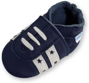 YIHAKIDS Baby Leather Shoes Soft Sole First Walking Moccasins Infants Toddler Boys Girls Crawling Slippers Slip-on Shoes with Elastic Ankle