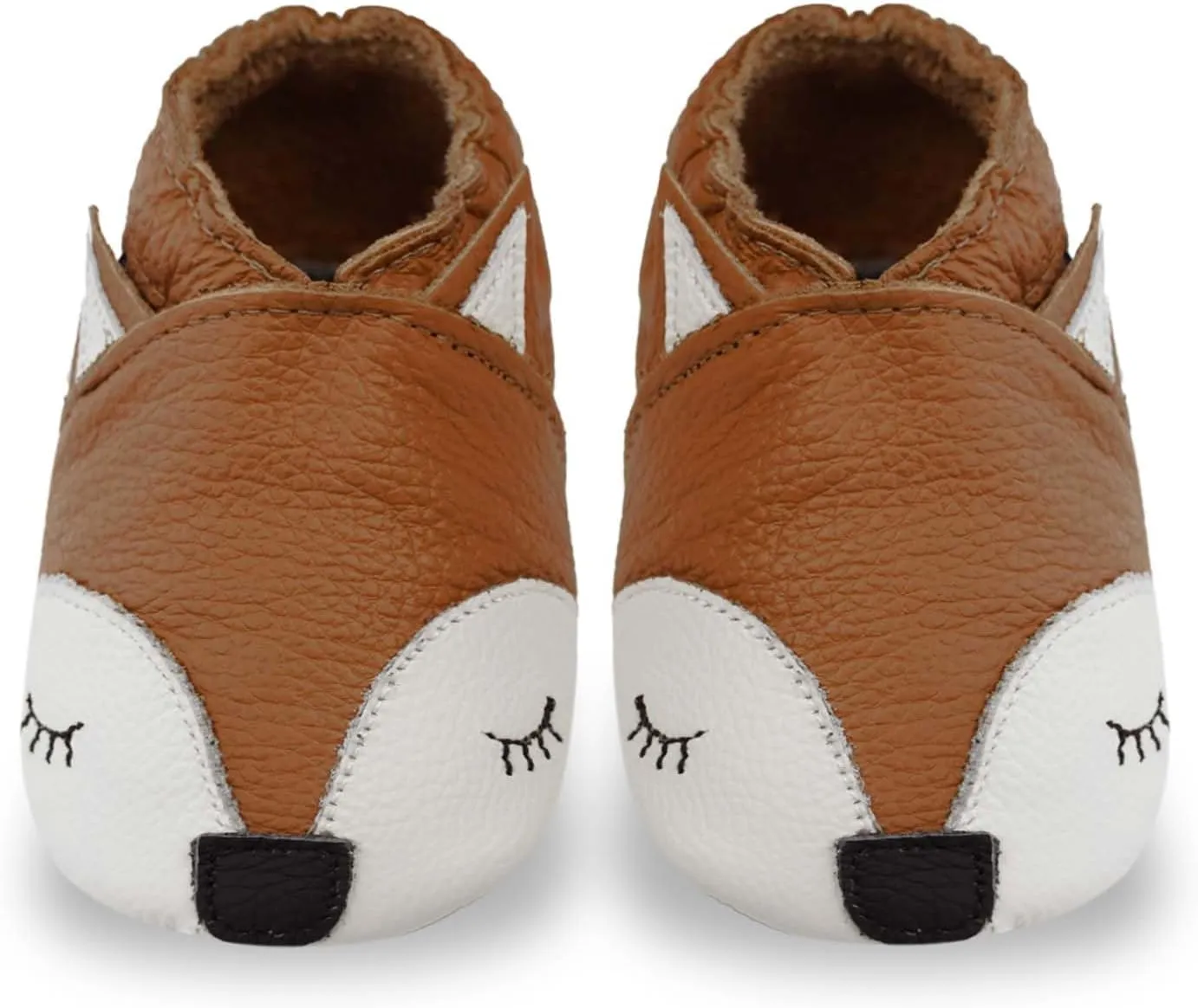 YIHAKIDS Baby Leather Shoes Soft Sole First Walking Moccasins Infants Toddler Boys Girls Crawling Slippers Slip-on Shoes with Elastic Ankle